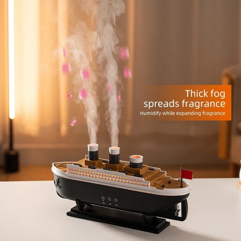 Titanic Ship Humidifier | 250ML Aromatherapy Diffuser 🚢