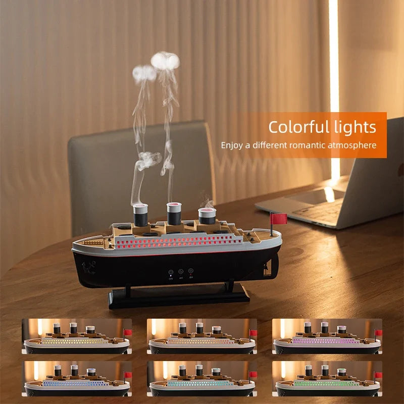 Titanic Ship Humidifier | 250ML Aromatherapy Diffuser 🚢