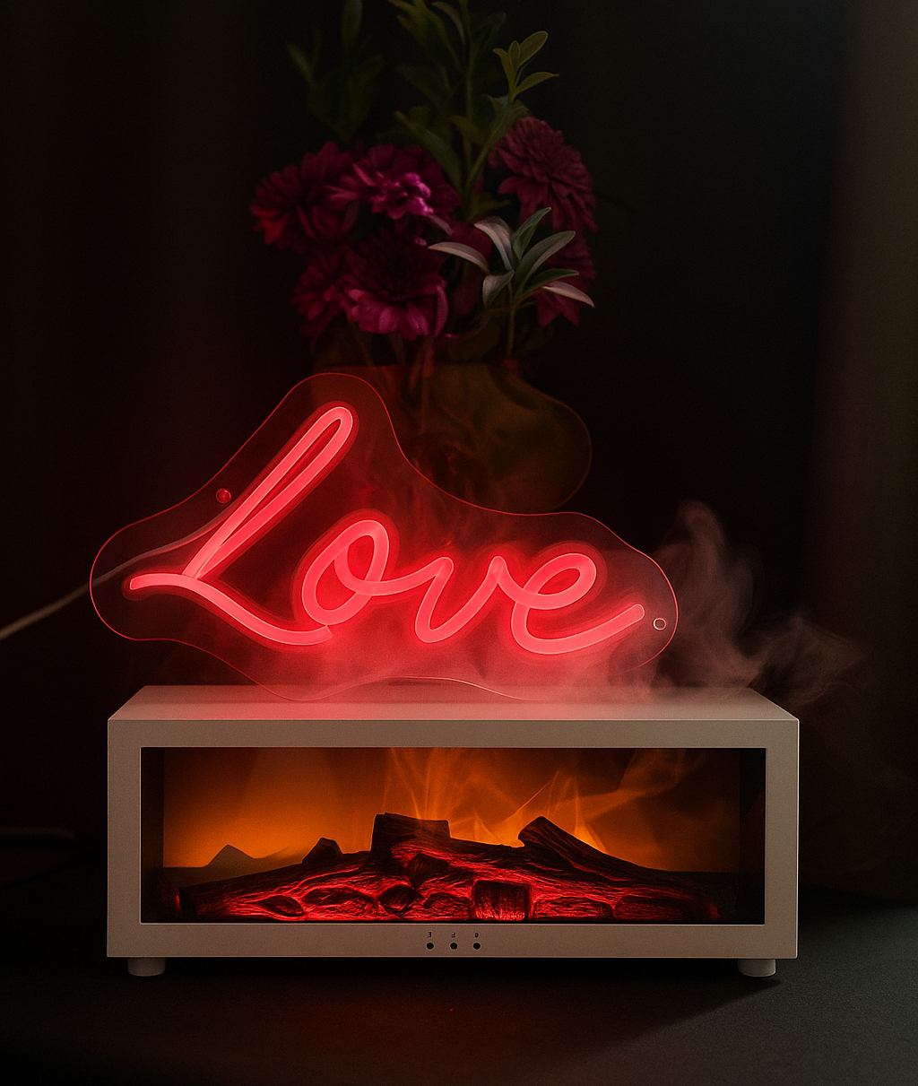 RealFlame Premium Humidifier – Fireplace with Auto Shut-Off Protection