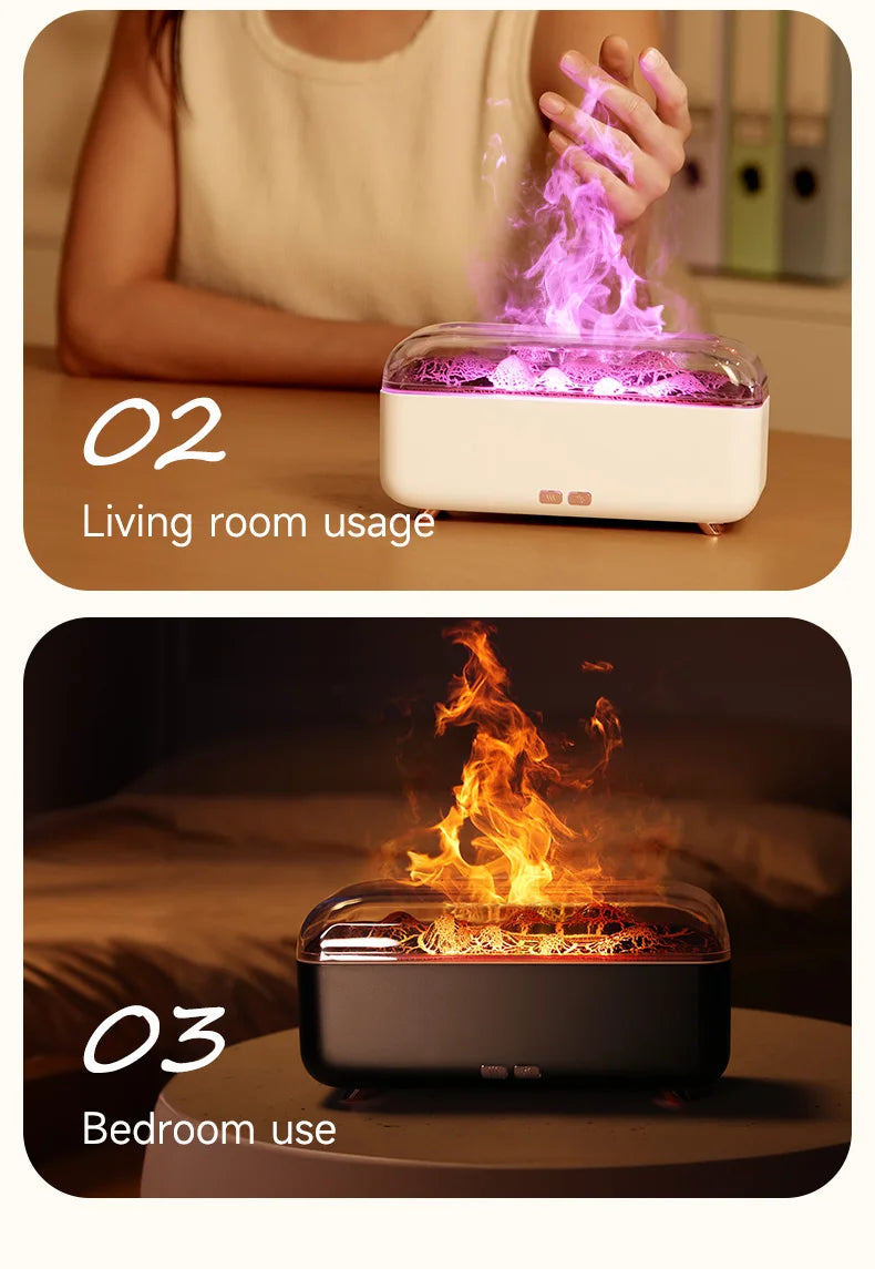 RealFlame Diffuser – The Glow of Fire, Without the Heat