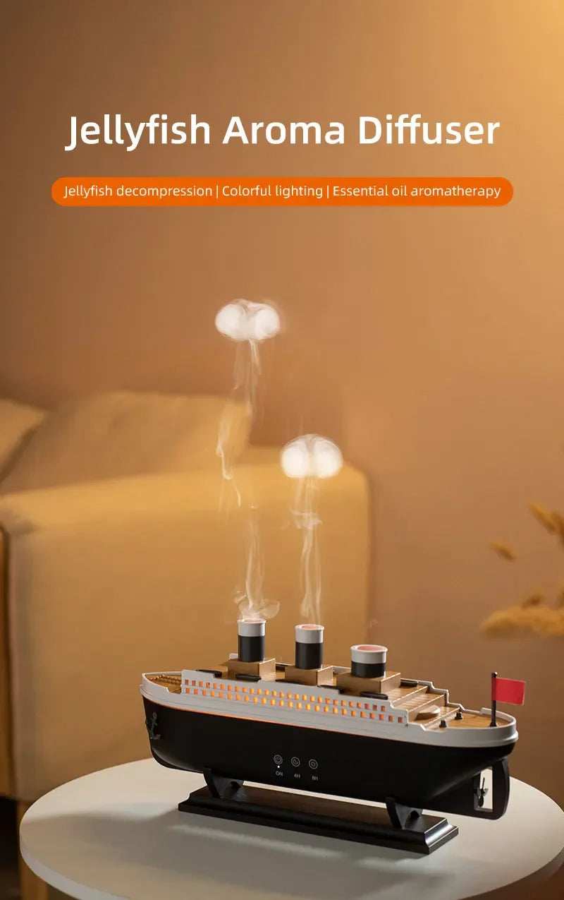 Titanic Ship Humidifier | 250ML Aromatherapy Diffuser 🚢