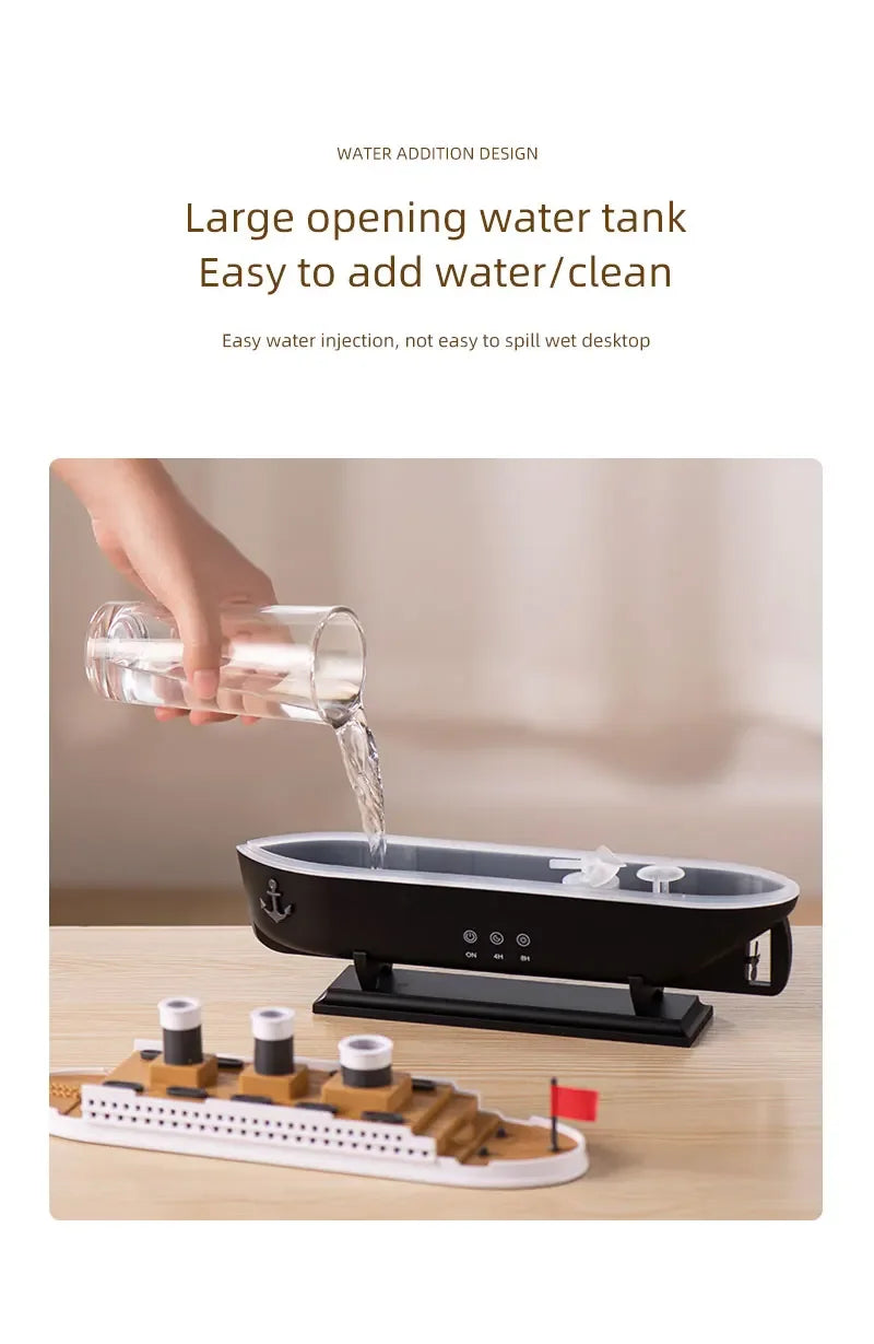 Titanic Ship Humidifier | 250ML Aromatherapy Diffuser 🚢