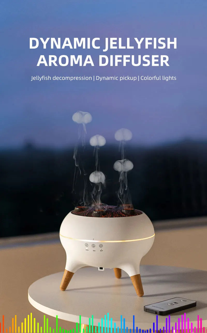 Flame Aromatherapy Essential Oil Diffusers 250ML,Air Diffuser/Humidifier, for Home, Bedroom,Large Room