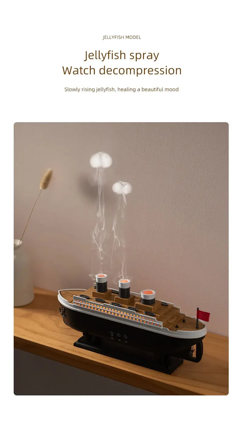 Titanic Ship Humidifier | 250ML Aromatherapy Diffuser 🚢